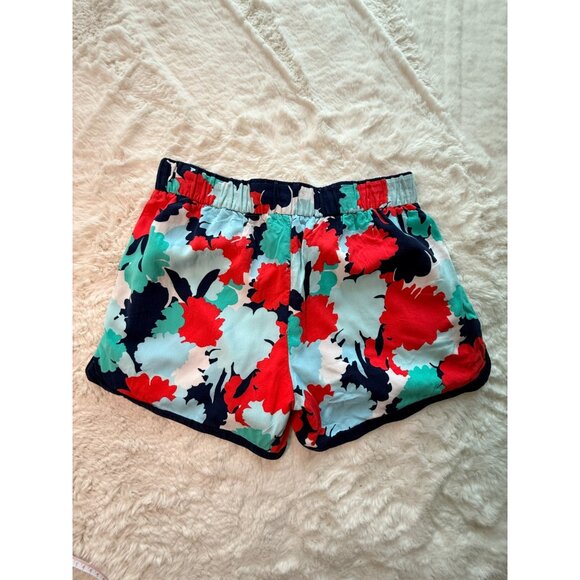 Kaari Blue Red White Aqua Shorts Size Small stretch Waist - Picture 5 of 5